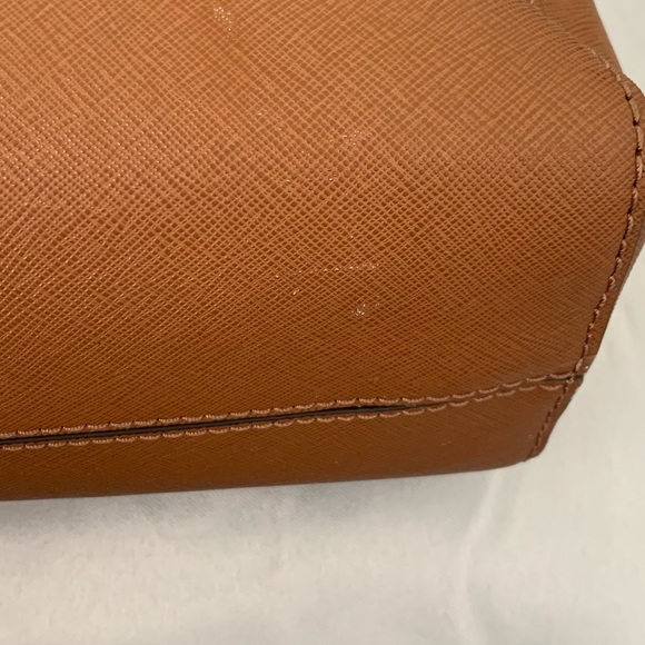 Michael Kors Large Brown Leather Tote - Picture 8 of 9